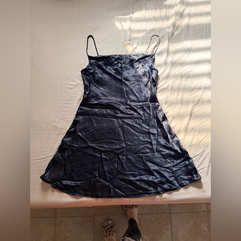Zara black Spaghetti Strap Midi Dress